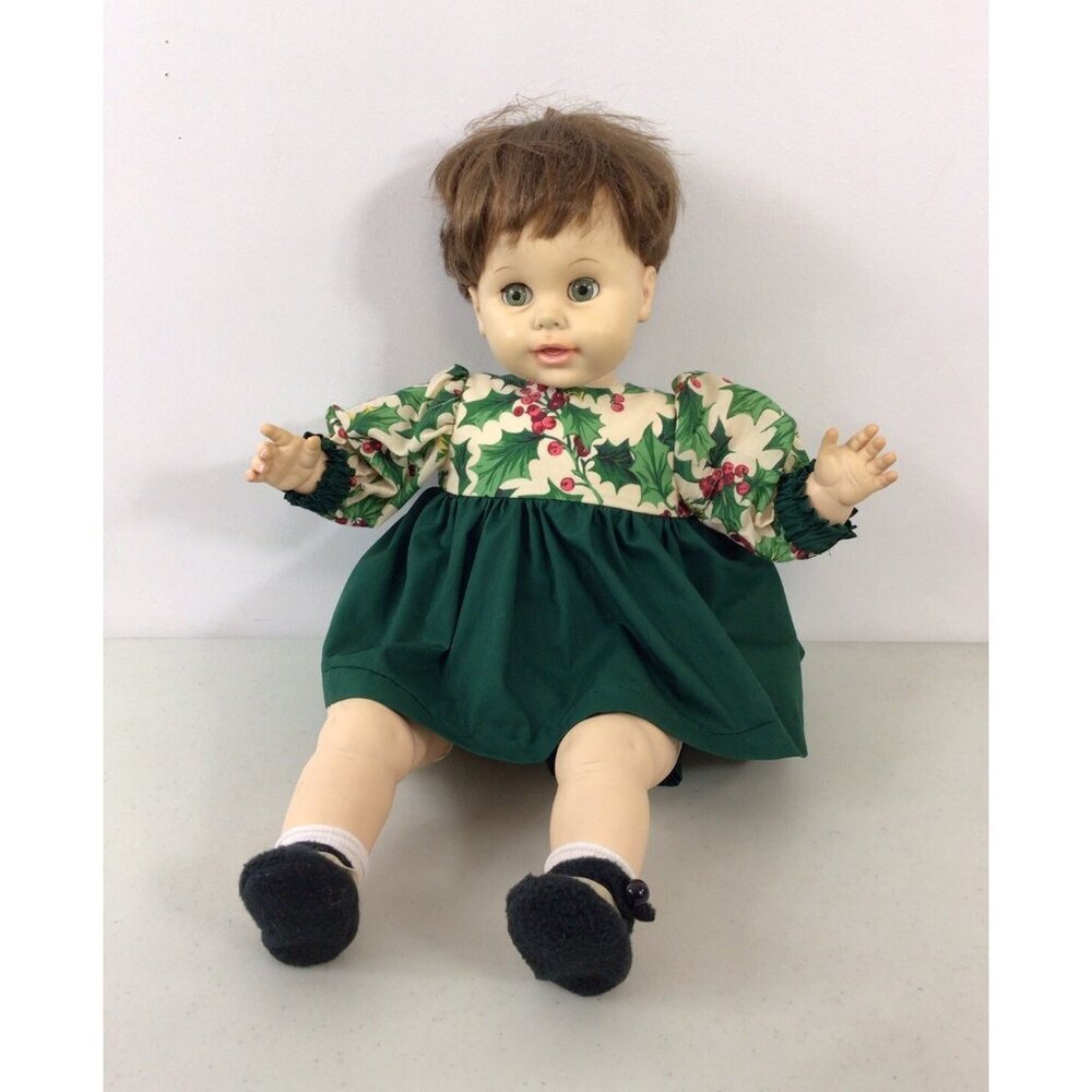 Effanbee Doll 1970’s Green Eyes 22 Inches